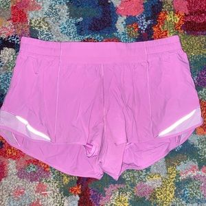 Purple Lululemon Hotty Hot Shorts